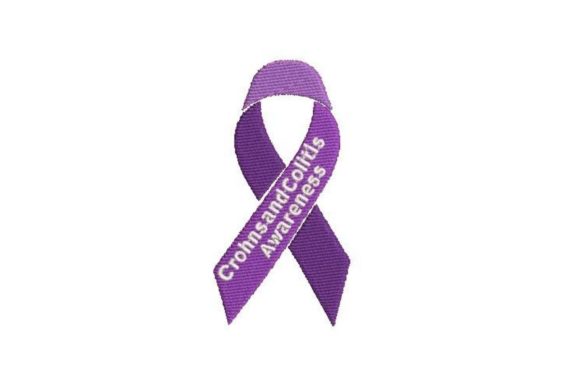 A Designer's Take: Crohns & Colitis Awareness Ribbon