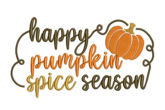 A Designer’s Review of the Happy Pumpkin Spice Season Embroidery File