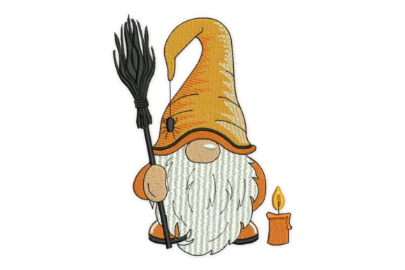 A Seller's Review of the Gnome Halloween Embroidery File