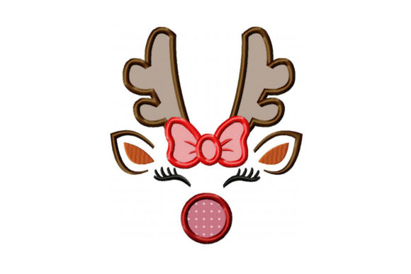 Christmas Reindeer with Bow: Designer Sweatshirt Review