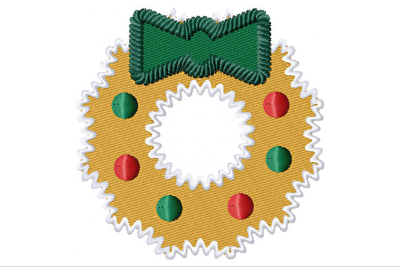 Christmas Wreath Gingerbread Cookies Stitch Review