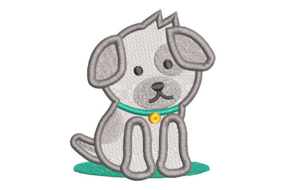 Dog Puppy with Collar: A Cozy & Timeless Holiday Design