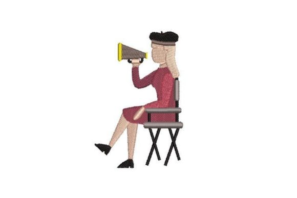 Female Movie Director: A Design Review for Business Merchandise