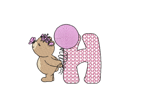 H Girl Teddy Embroidery Review: Branded Merch & Patches