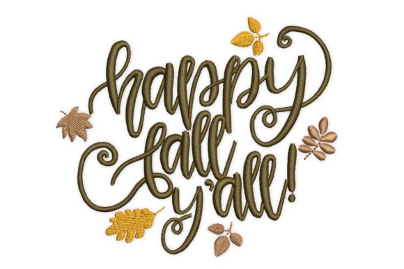 Happy Fall Embroidery Design Review for Boutique Apparel