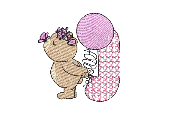 J Girl Teddy Review for Holiday Embroidery Products