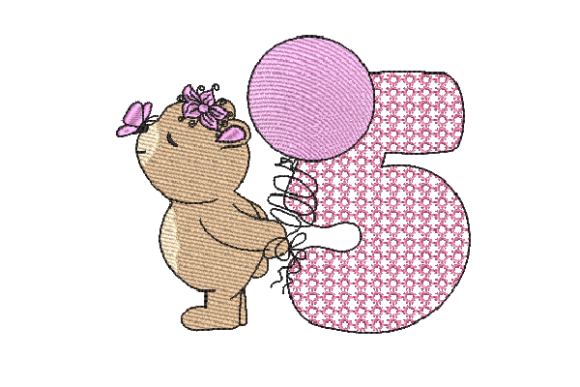 Number 5 Cute Teddy Embroidery: A Maker's Honest Review