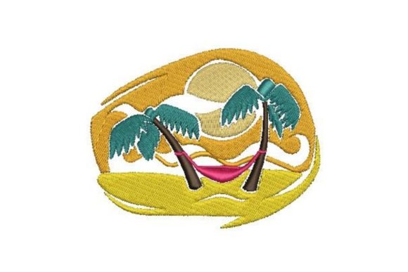 Palm Trees with Hammock: An Embroidery Designer's Review