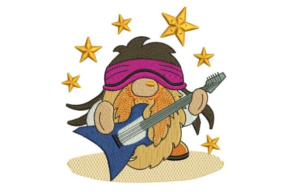 Rock Star Gnome: A Fun Design for Business Branding