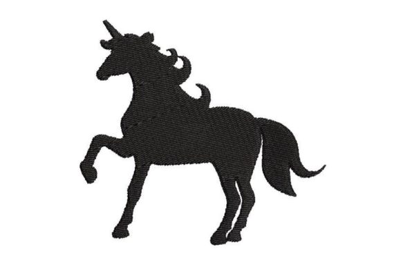 Unicorn Silhouette: A Year-Round Embroidery Design for Seasonal Magic